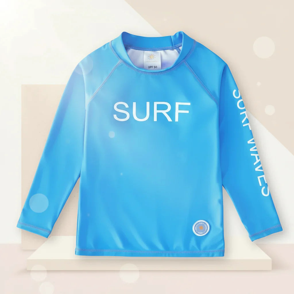Protective & Flexible – Children's Long-Sleeved Surf Shirt with UPF 50+