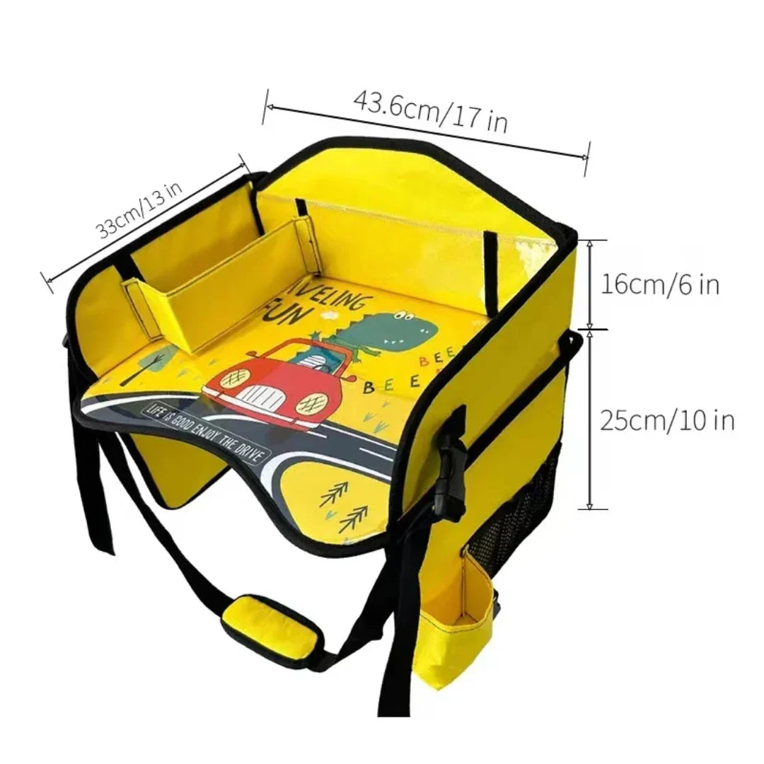 Safe & Comfortable - Portable Child Car Seat Table