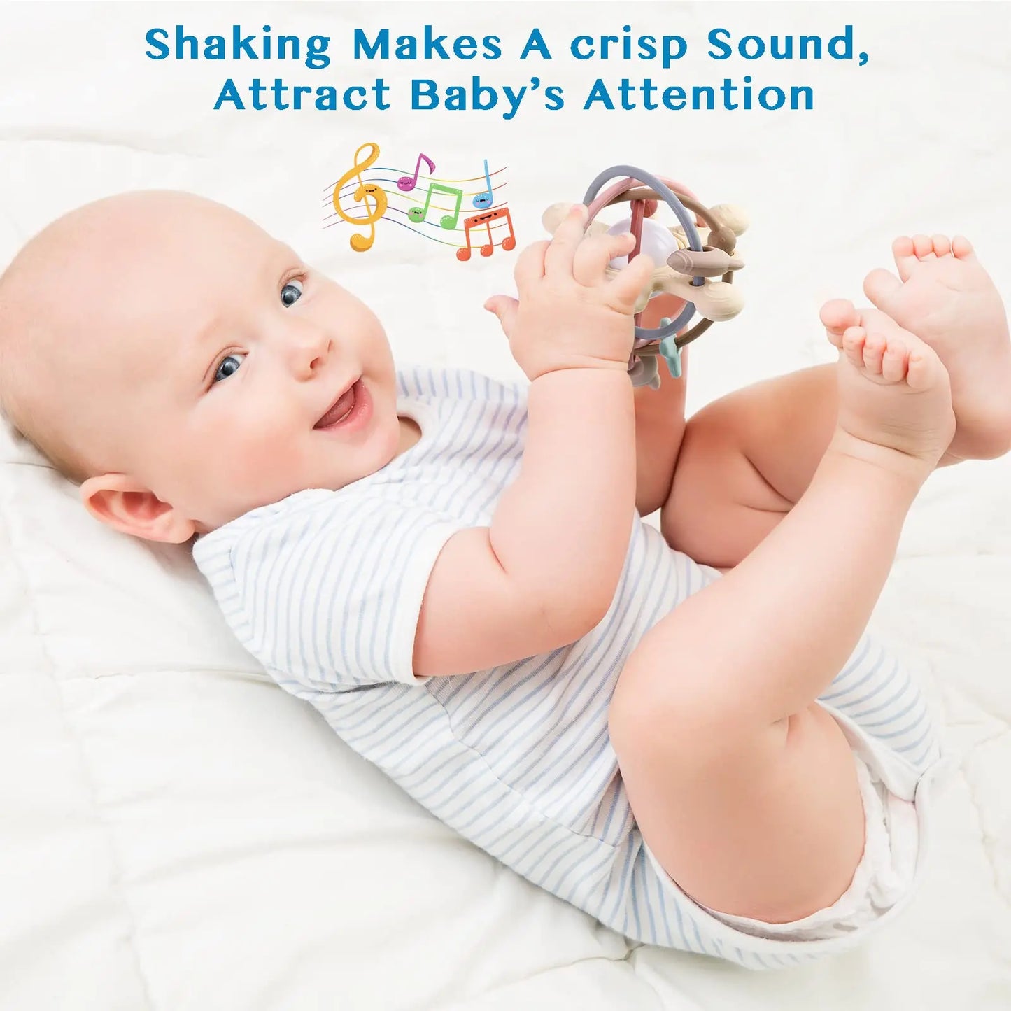 Soft Grab Play - Baby Silicone Teething Toys