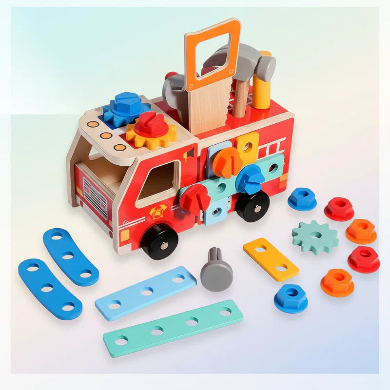 Educational & Innovative – Wooden Fire Truck