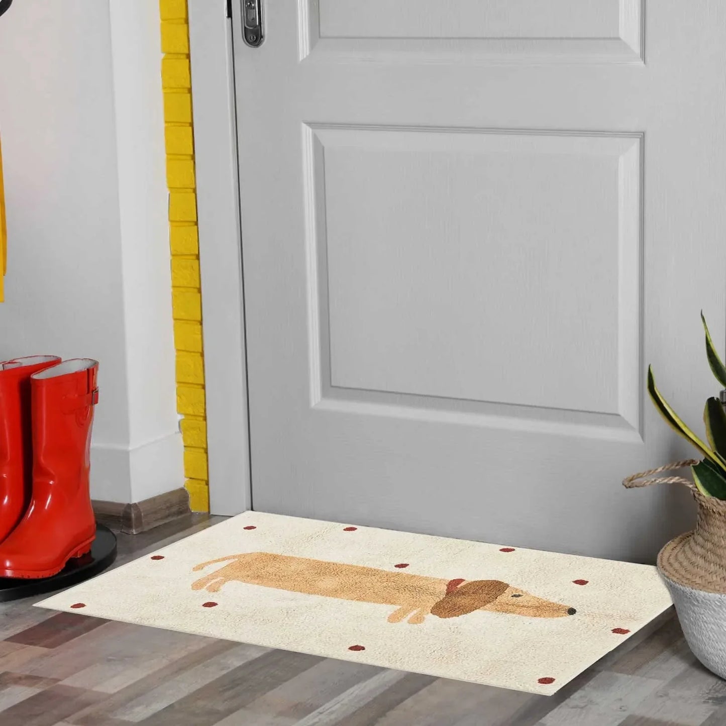 Plush & Comfortable - Carpet With Dachshund Print