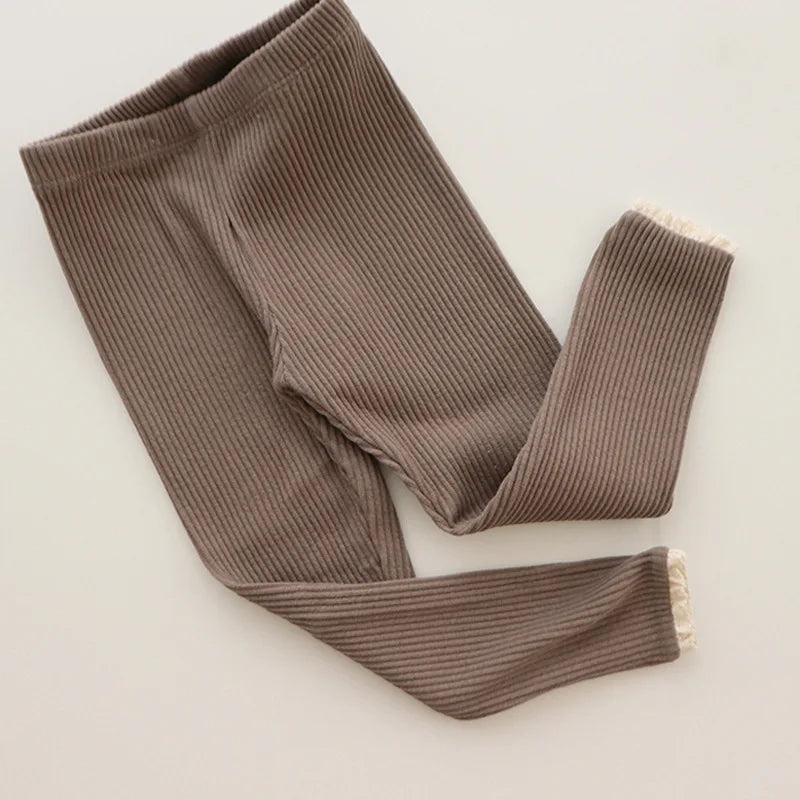 Plush & Comfortable - Rib Fabric Leggings