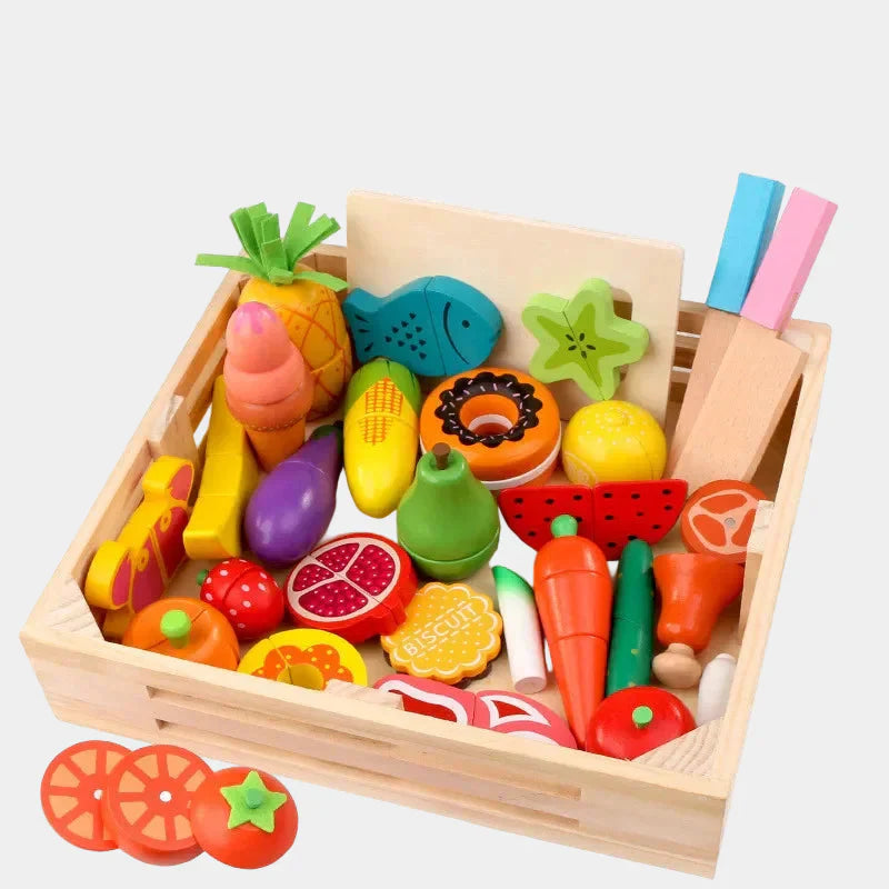Fun & Innovative – Wooden Magnetic Kitchen Play Set