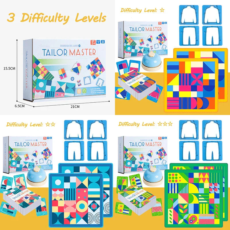 Train hand and eye coordination – Tailor Card Activity
