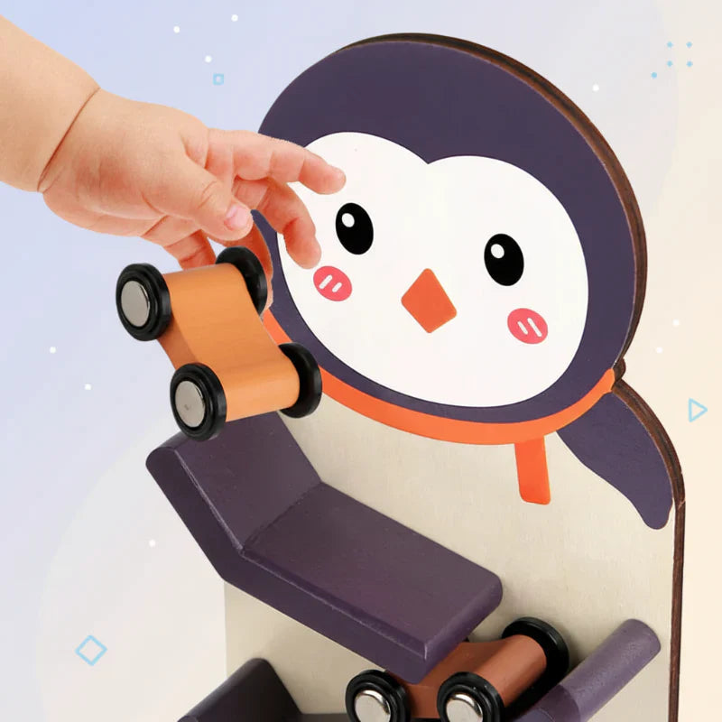 Active & Playful – Wood Car Roller Track