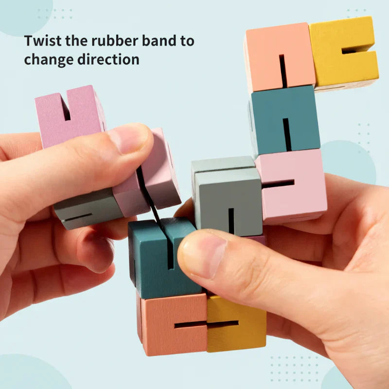 Challenging & Educational – 3D Wood Building Blocks Puzzle