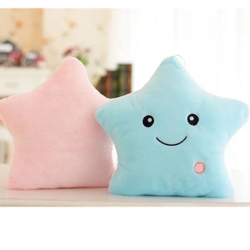 Star fun in bed - Luminous Stuffed Pillow