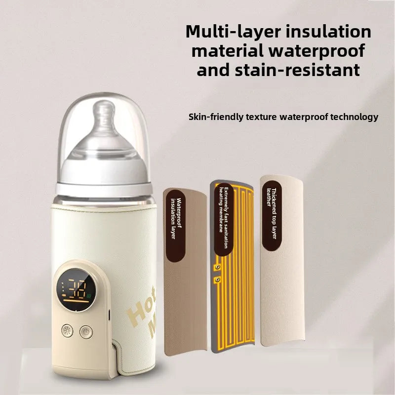 Always Warm & Ready - Wireless rechargeable milk warmer