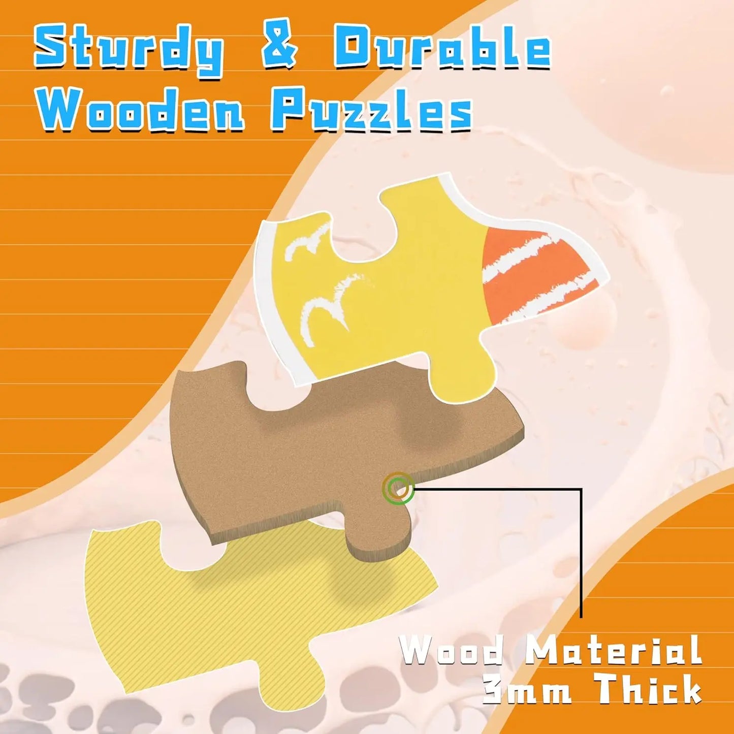 Fine Motor Skills & Innovative - 6-in-1 Puzzle