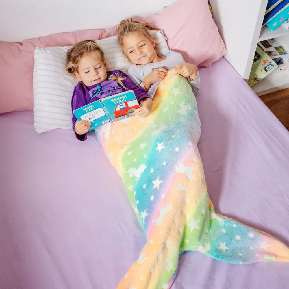 Glow in the Dark - Mermaid Sleeping Bag