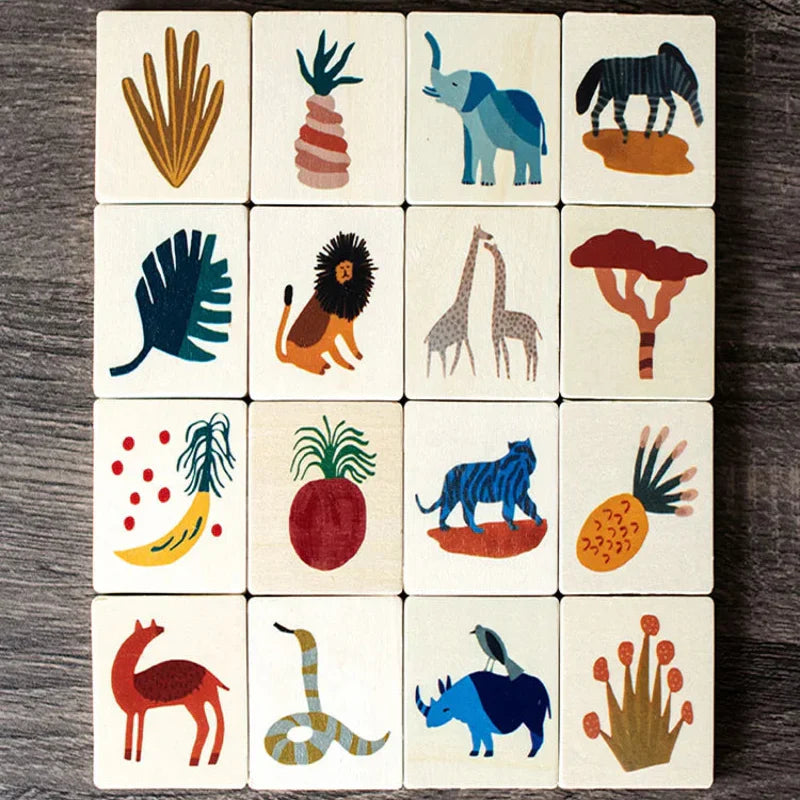Wood & Educational – Jungle Memory Activity