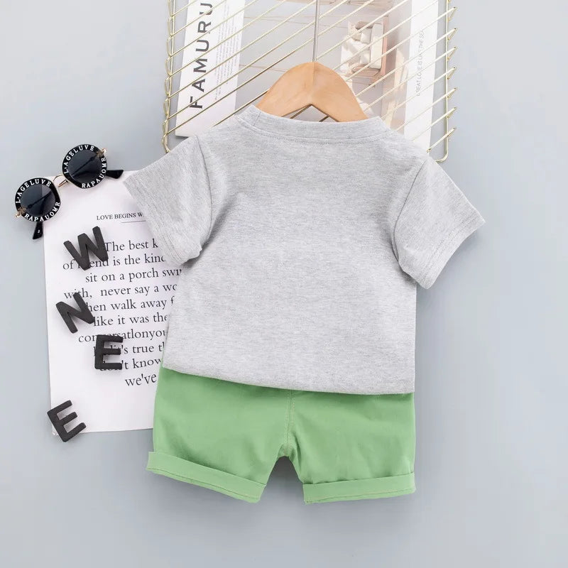 Lion print - Boys Summer Kit