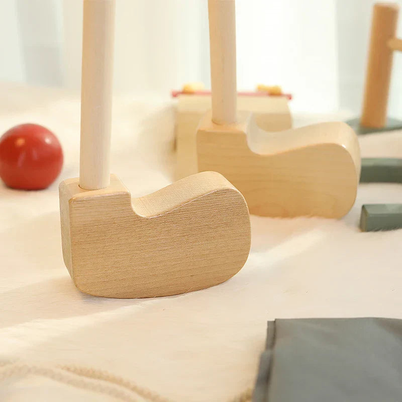 Outdoor Play Beginnings - Wooden Golf Toy Set