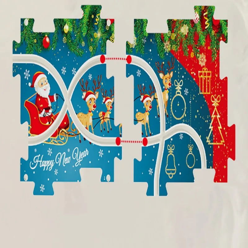 Build your own Christmas wonderland - Christmas Train puzzle