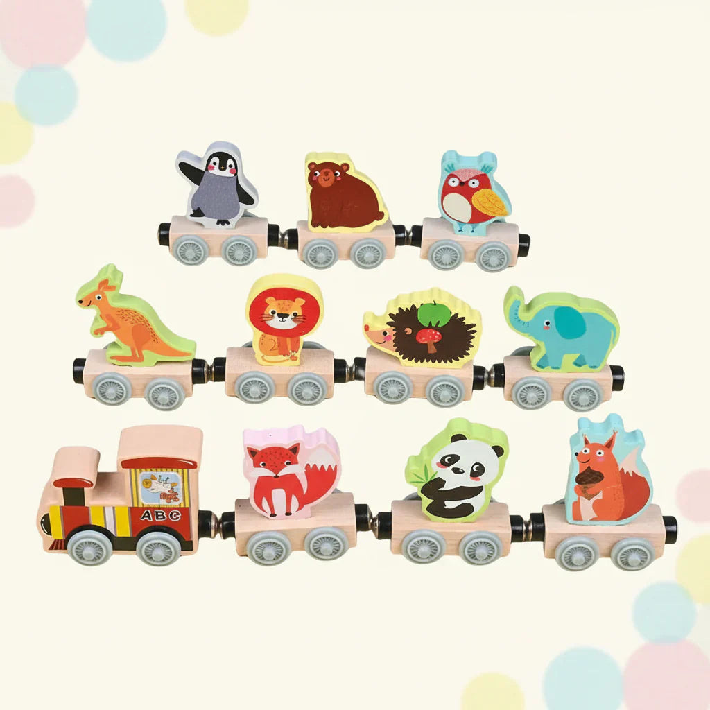Cute & Wood – Magnetic Animal Train