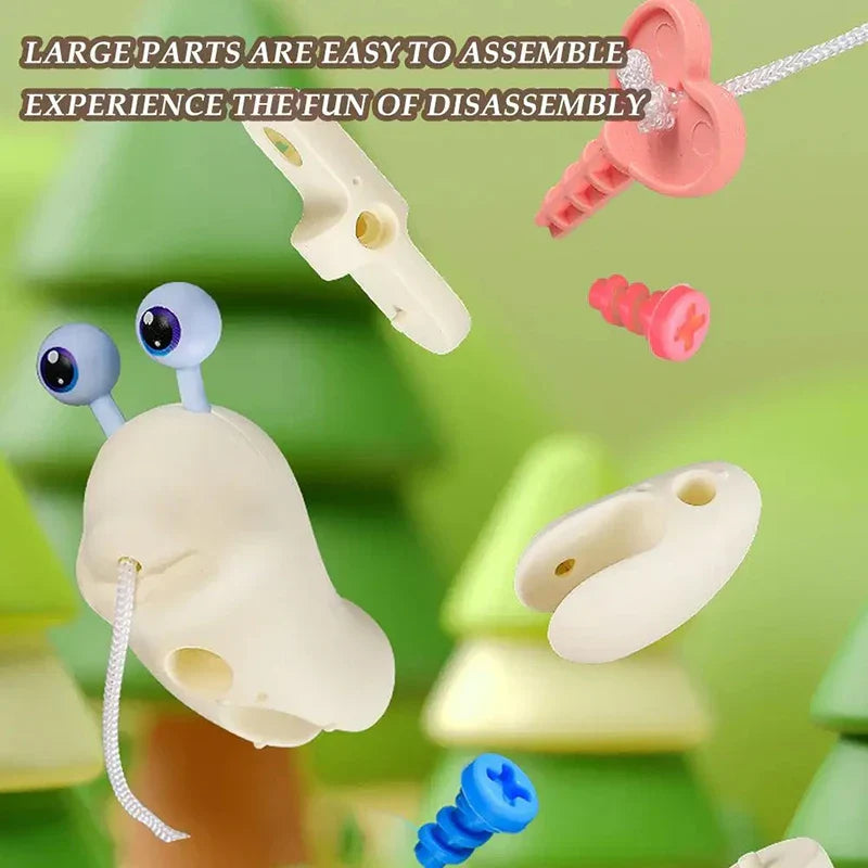 Snail on the go - Walking rope toy