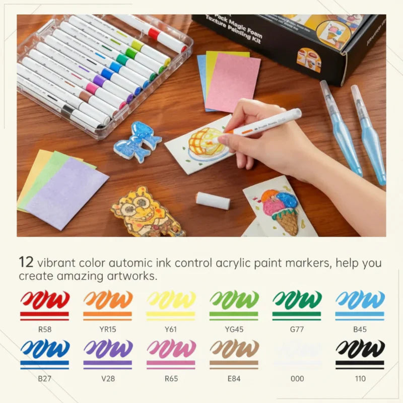 Colorful and creative – Innovative Texture Pen Set