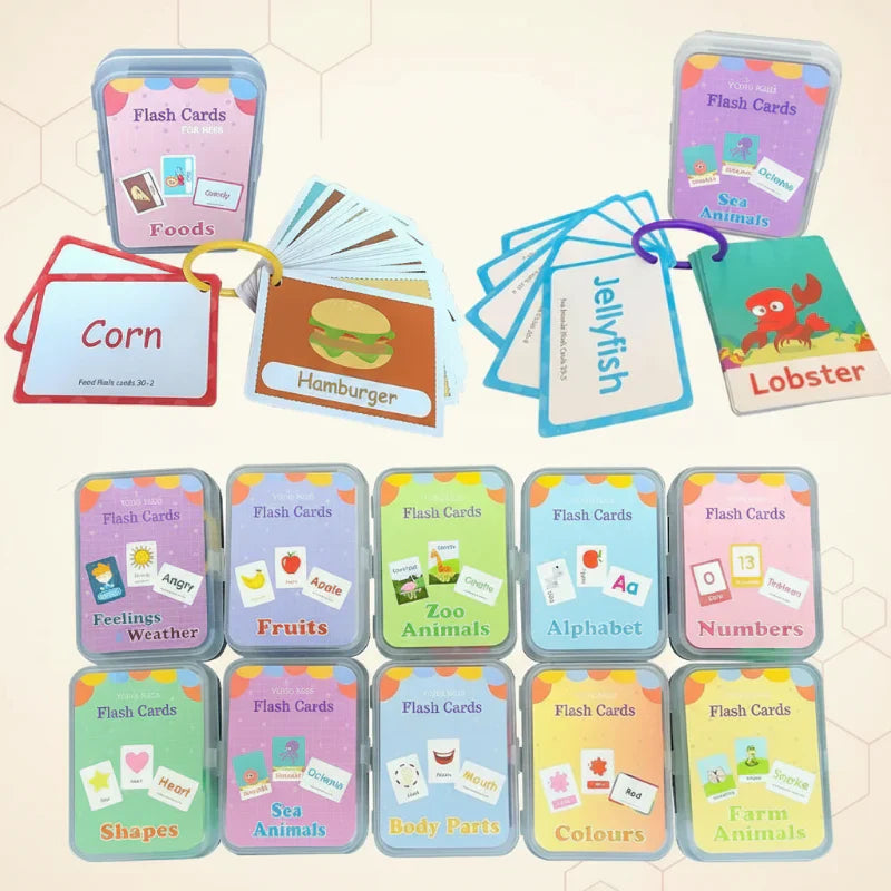 Cheerful & Language-rich – Educational Word Cards (English)