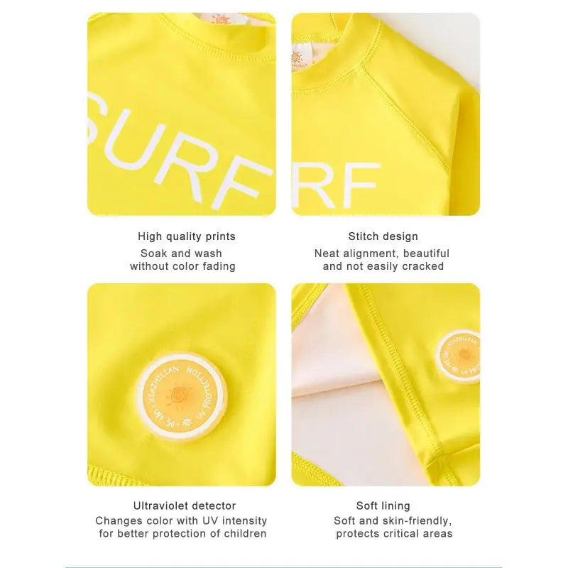 Protective & Flexible – Children's Long-Sleeved Surf Shirt with UPF 50+