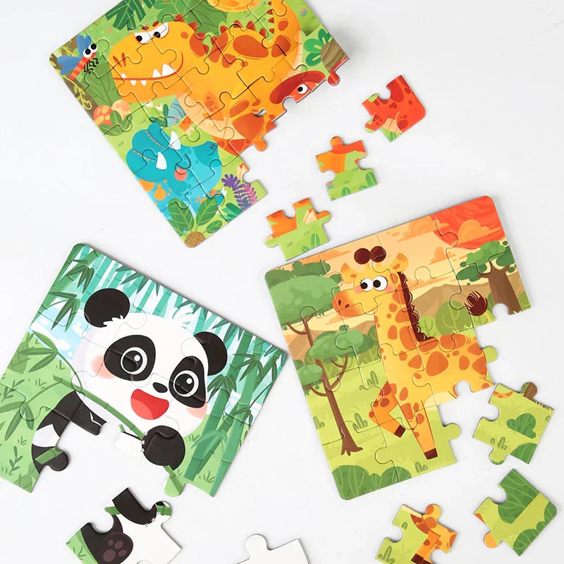 Animal Friends Play - Magnetic Puzzle Book