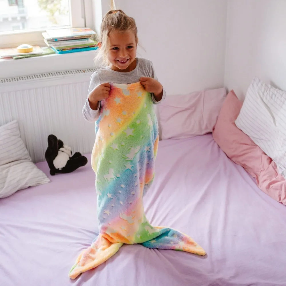 Glow in the Dark - Mermaid Sleeping Bag
