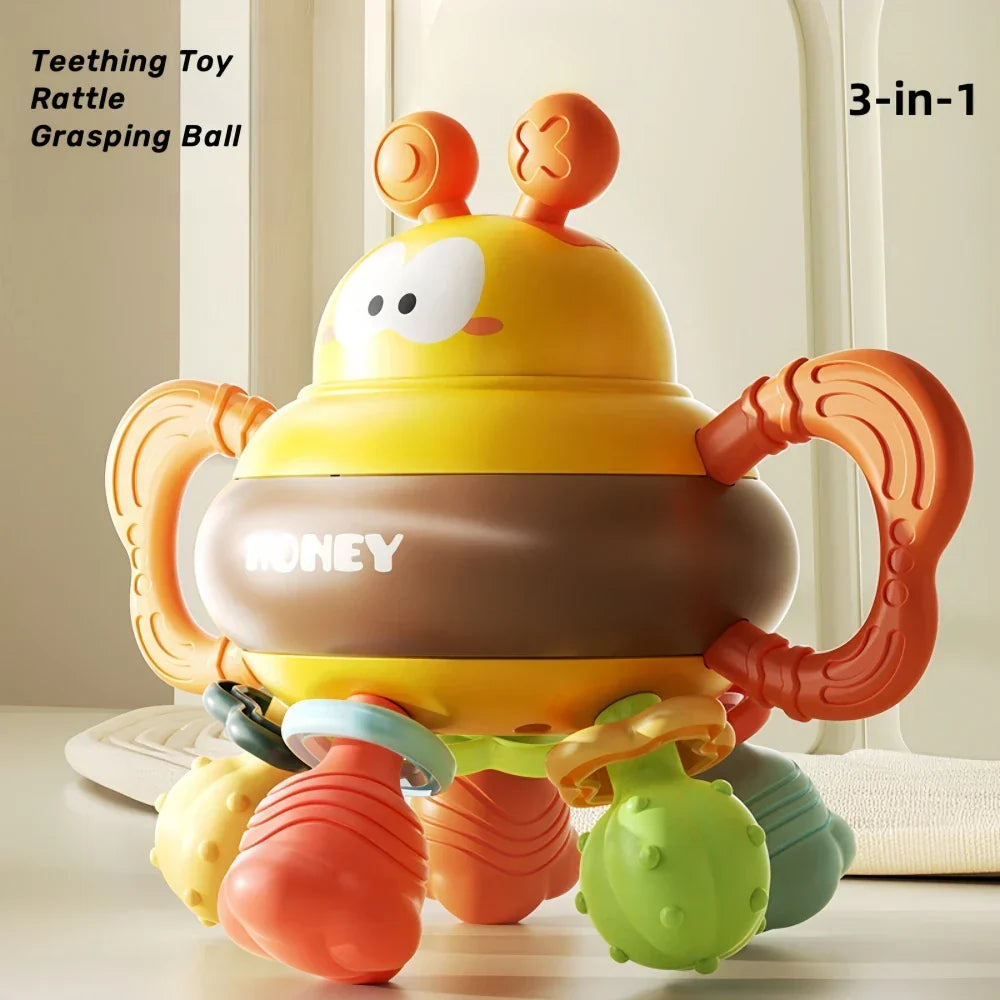Safe & Educational – Rattle & Teething Ball