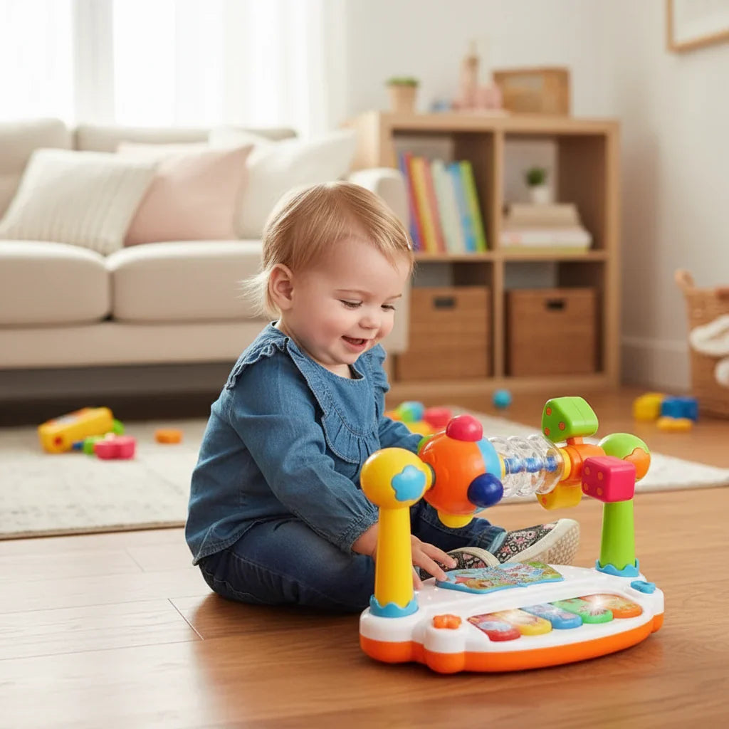 Music & Light – Rotating Plaything Piano