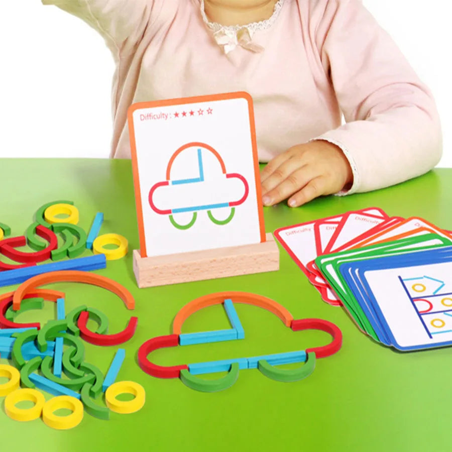 Smart & Innovative - Wooden Shapes Puzzle