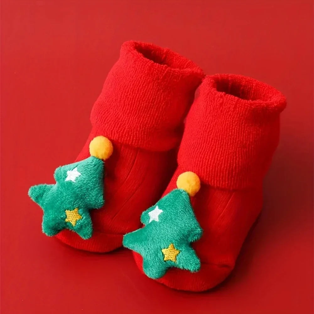 Thick & Comfortable – Winter Christmas Socks with Santa