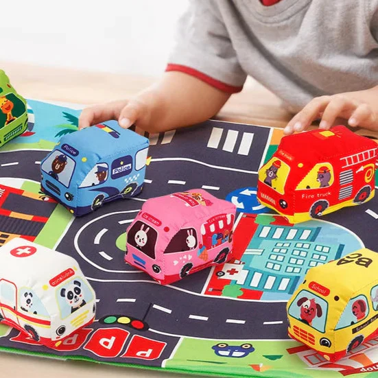 Cartoon Adventures - Car Playmat