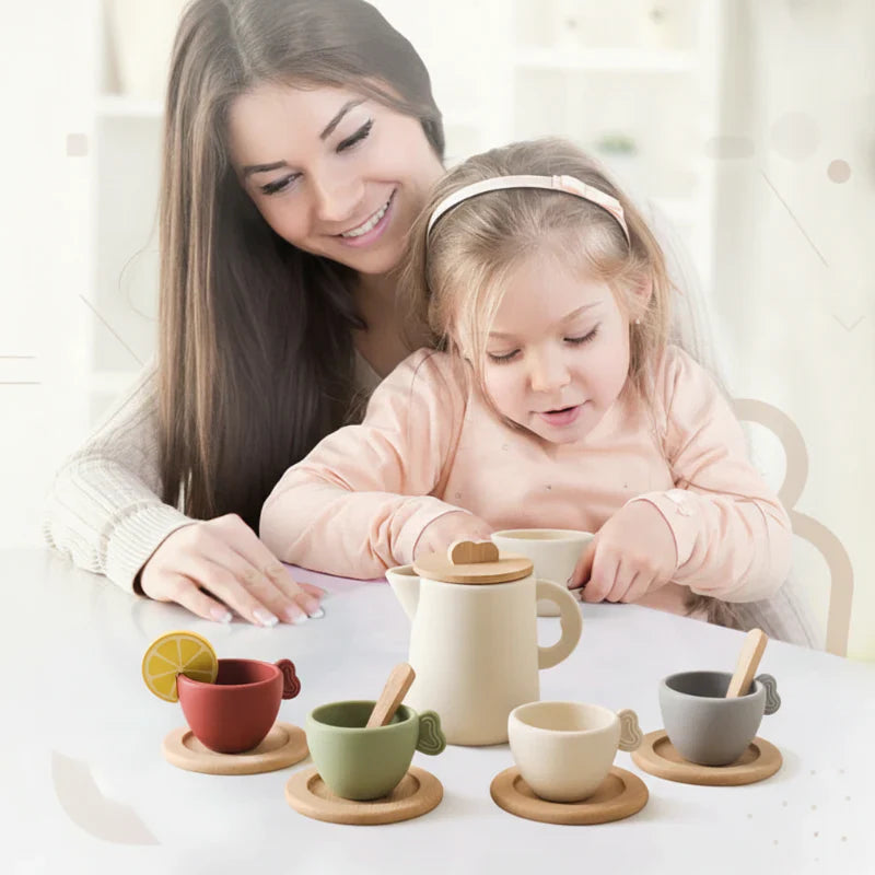 Play & Interactive – Wooden Tea Set for Children