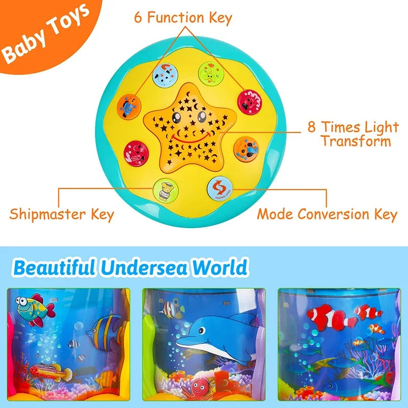 Melody Light Festival for kids - Aquarium projector & lamp