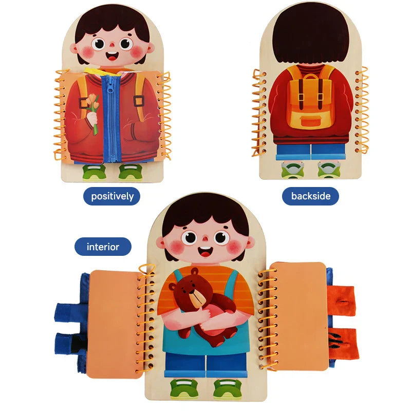 Button & Zipper - Activity Board