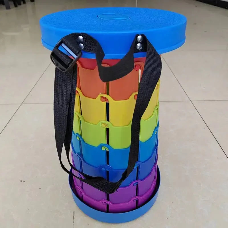 Fast & Sturdy - Vibrant Folding Stool