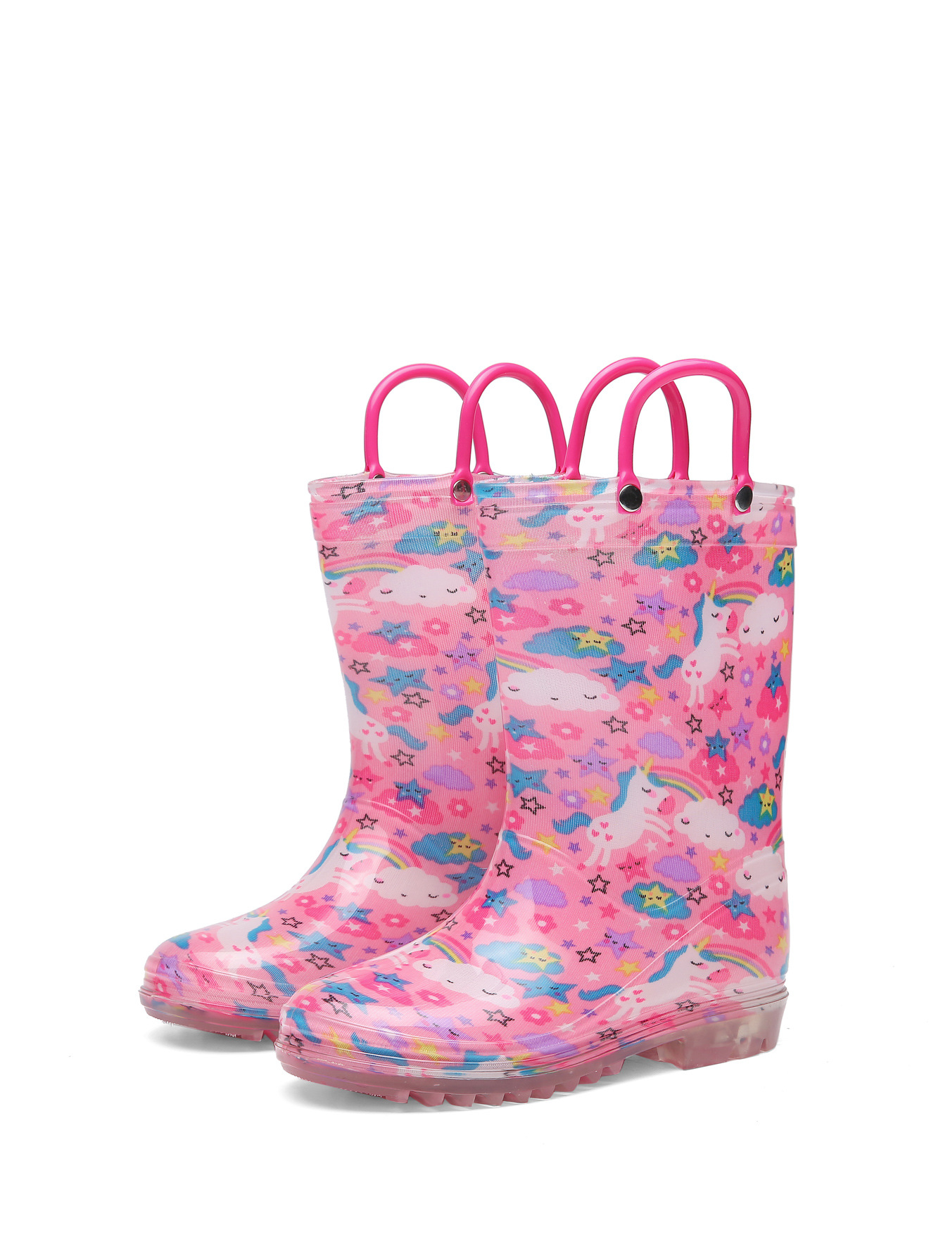 Easy & Waterproof – Rain Boots with Print & Loop
