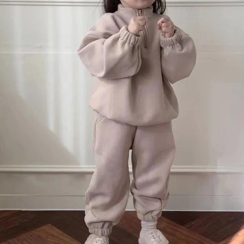 Zipper Fleece Tracksuit