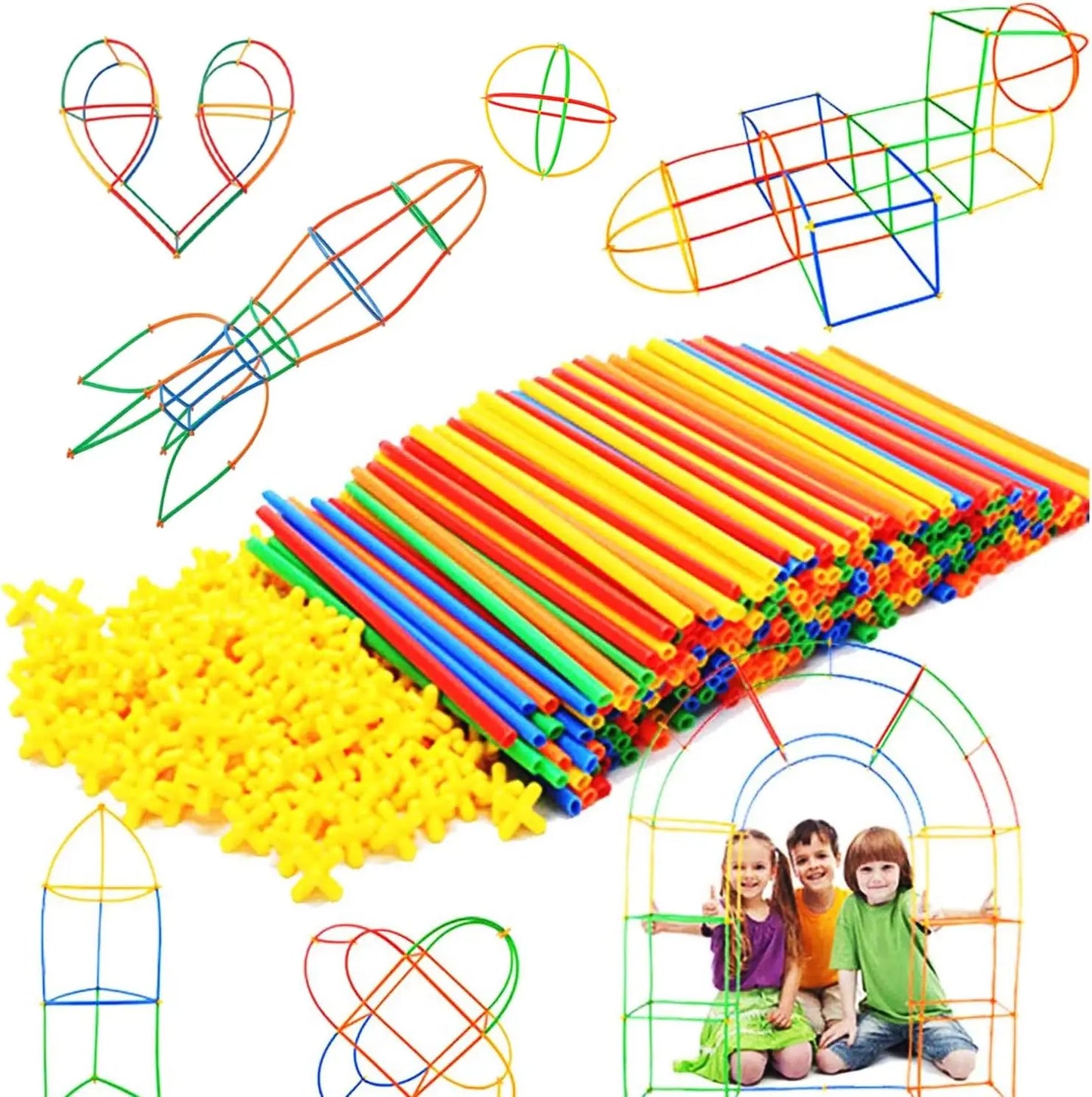 Imagination & Skill – Construction Tubes with Connectors