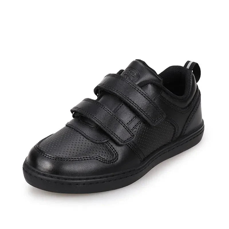 Light & Durable - Leather Sneakers with Velcro