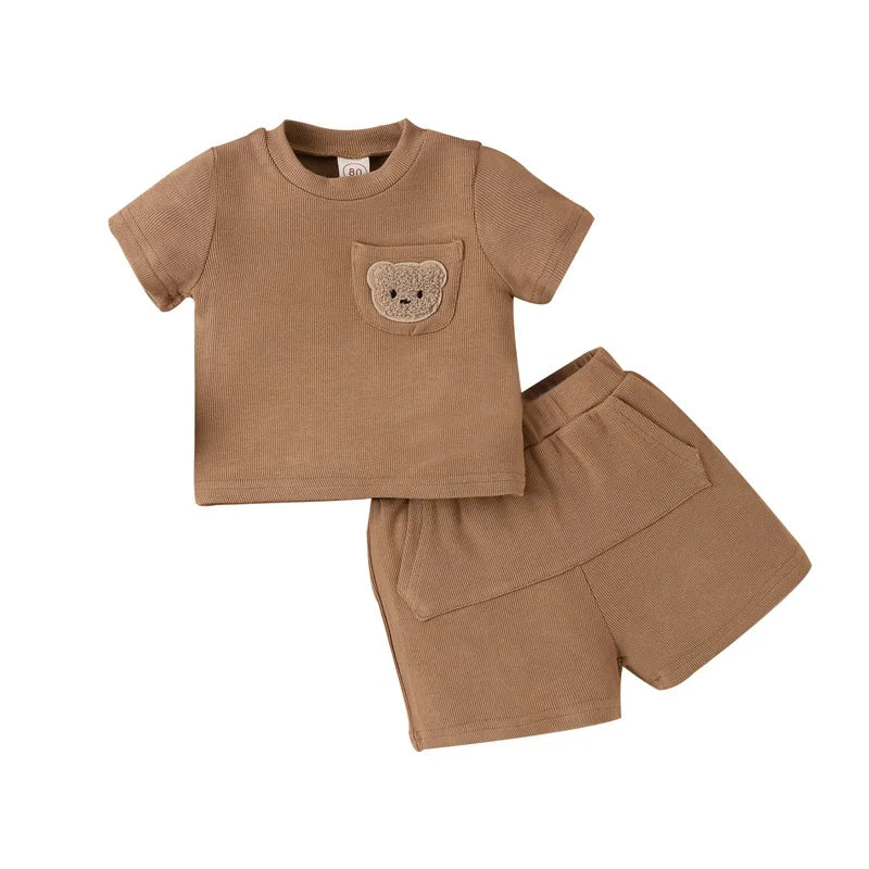 Cute Bear Design - Summer Outfit