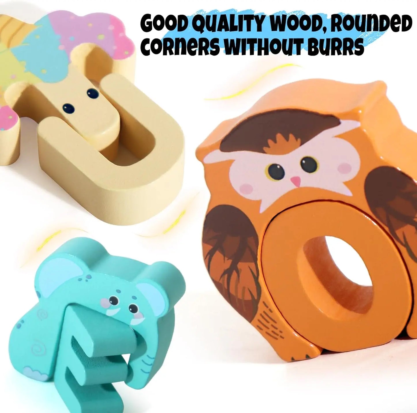 Playful & Educational – Animal Alphabet Brain-teaser for Children