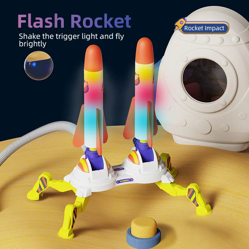 Jump & Launch - Rocket Plaything