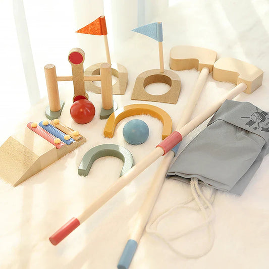 Outdoor Play Beginnings - Wooden Golf Toy Set