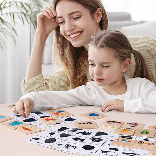 Find the Shadow - Wood Sorting Puzzle