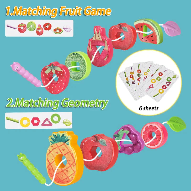 Fine motor skills - Fruit Beads Toys