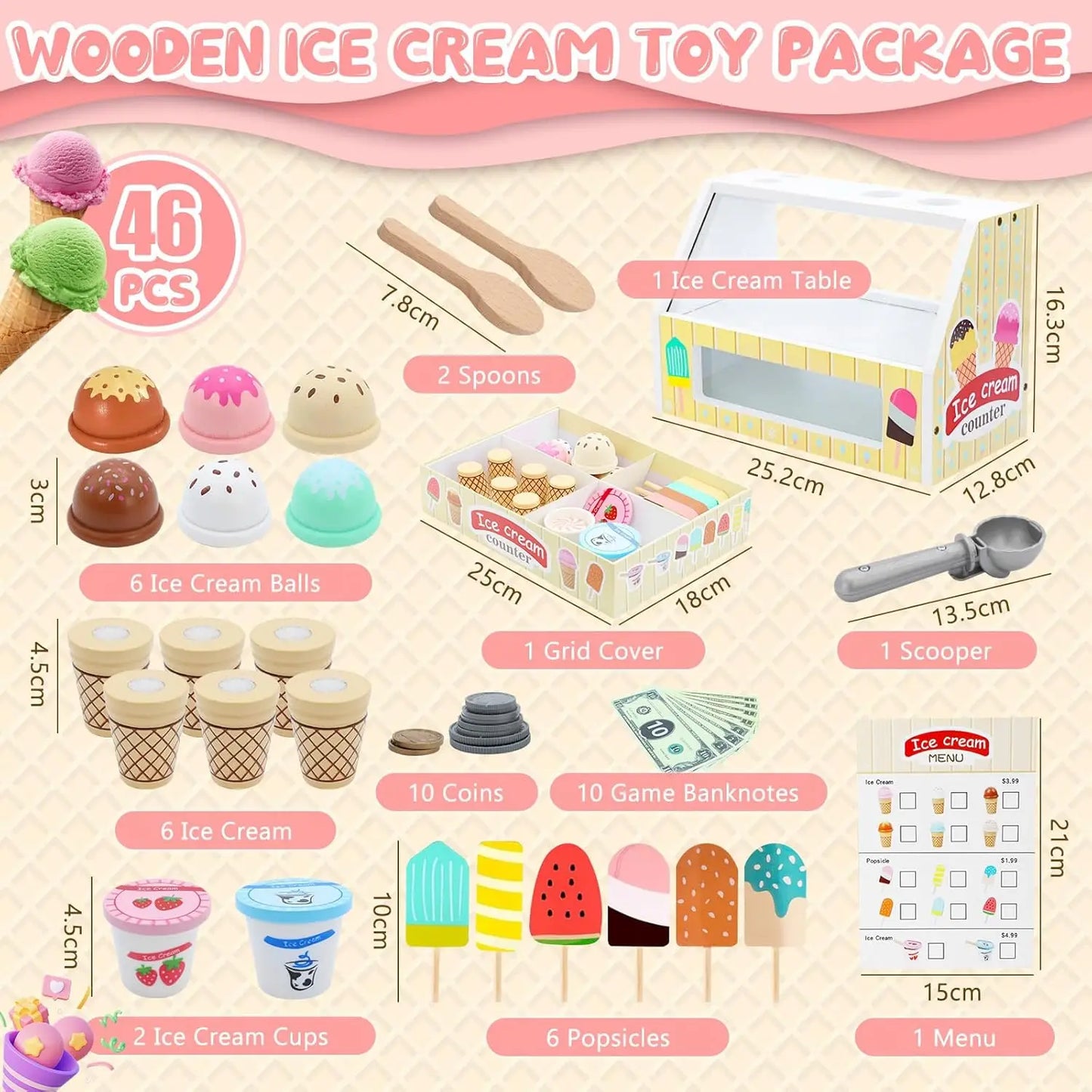 Innovative & Educational - Ice cream playset