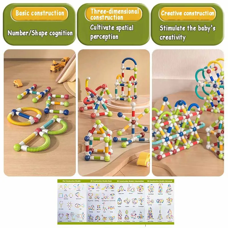 Endless Building - Flexible Magneto Sticks