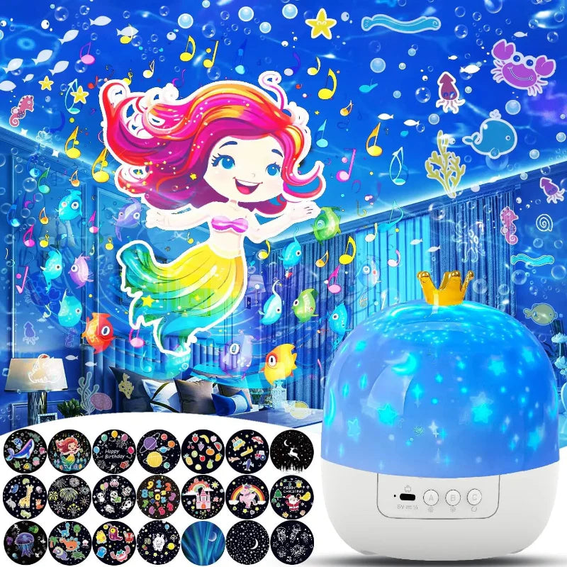 Dreamy & Innovative – Galaxy Projector Night Light with 360° Rotation