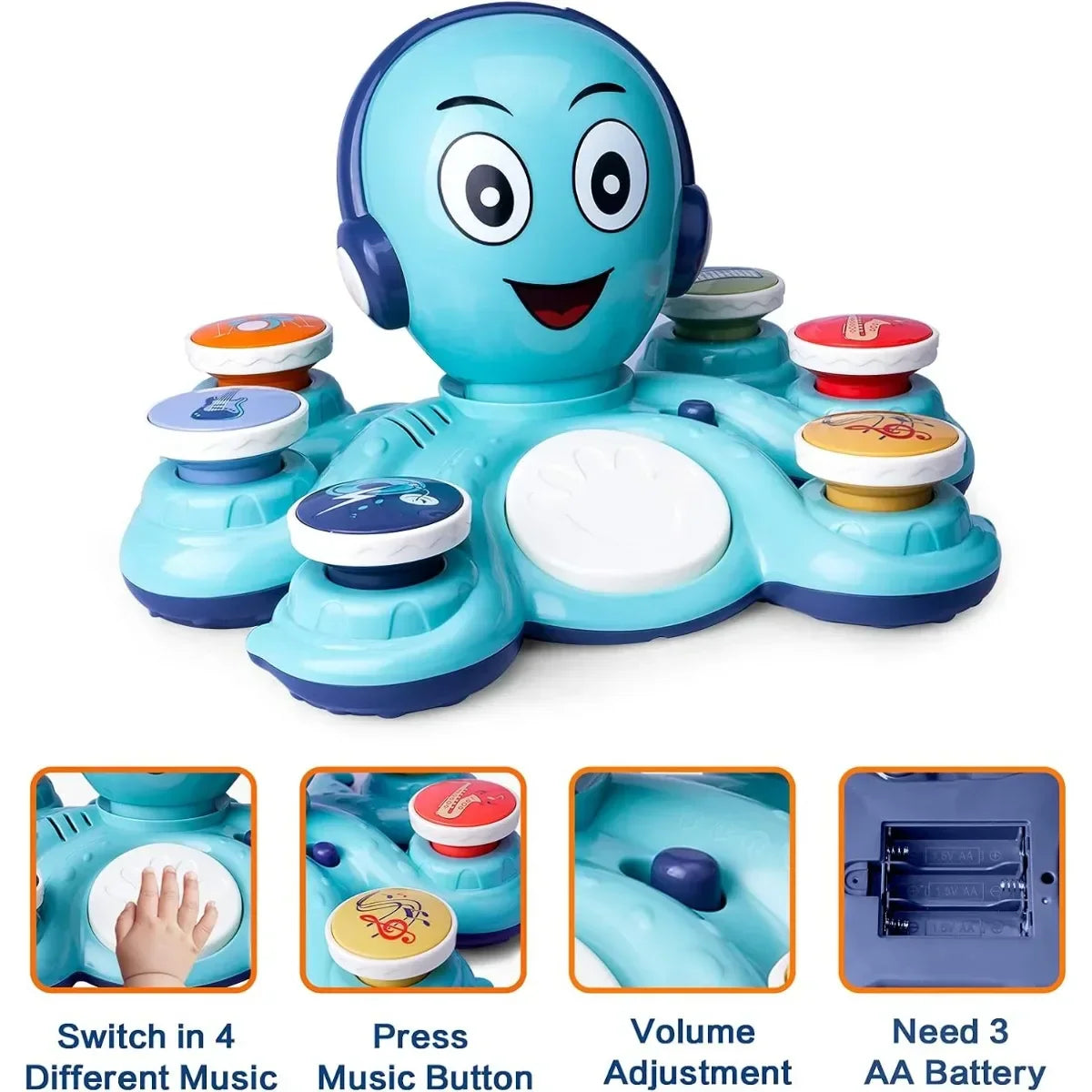 Octopus Music Party - Music Toys