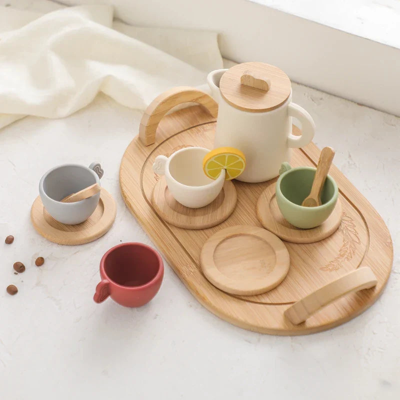Play & Interactive – Wooden Tea Set for Children