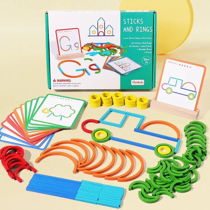 Smart & Innovative - Wooden Shapes Puzzle